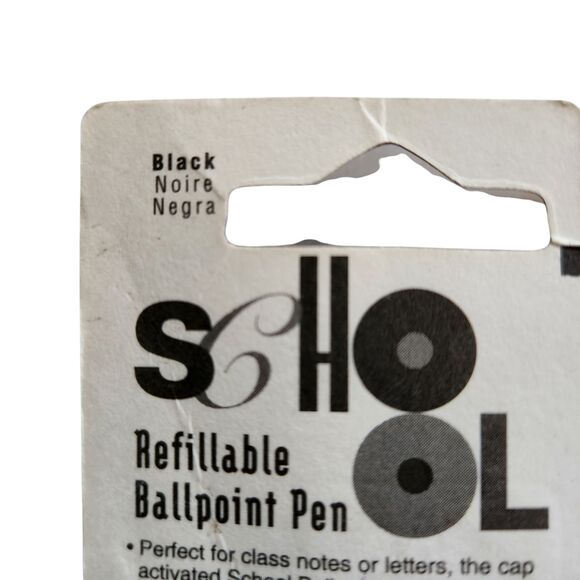 Lot of 3 Sheaffer Ballpoint School Pens Refillable Black Ink Red Blue NEW - Picture 4 of 5